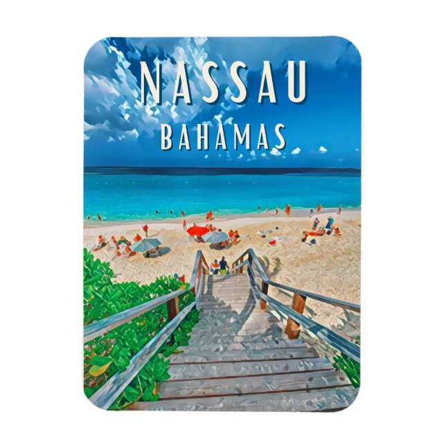 Nassau: Die paradiesische Insel der Bahamas Magnet (Vertikal)