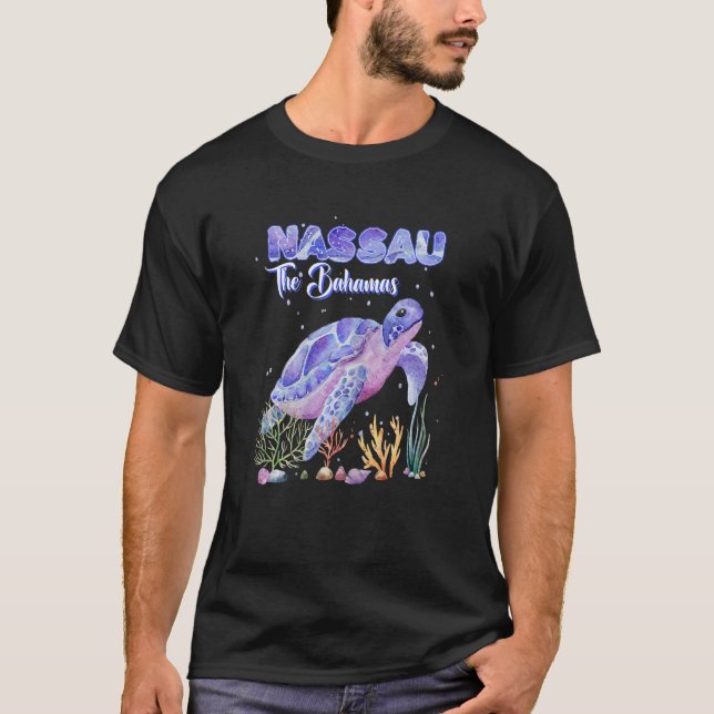 Nassau-Frauen Schnorchel-Schnorchel-Schnupfen T-Shirt (Vorderseite)