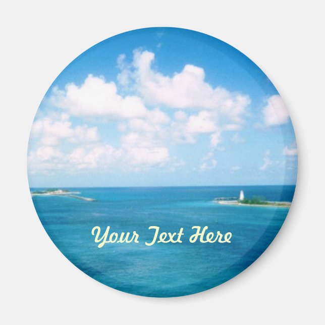 Nassau Harbour Magnet rnd (Devant)