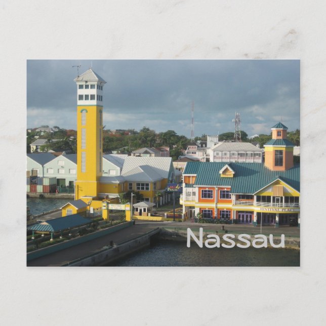 Nassau Postkarte (Vorderseite)