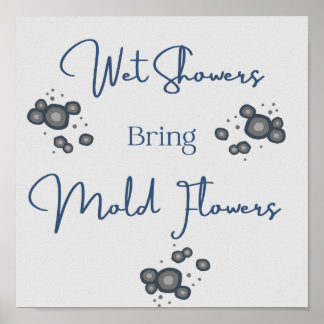 Nassduschen Funny Bad Poster