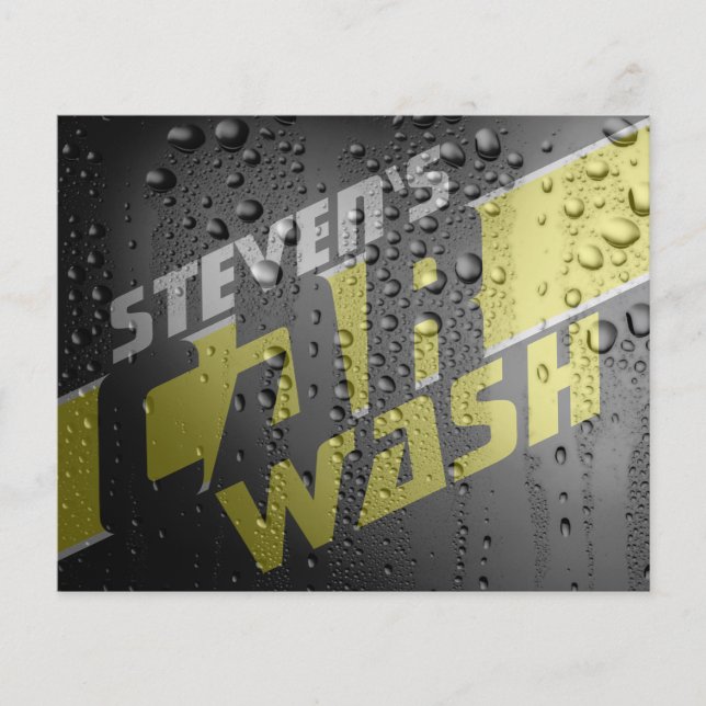 Nasse metallische Imitate Textur Tropfen Flyer (Vorne)