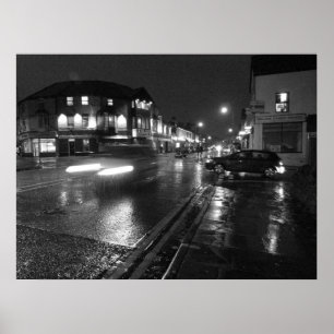 Nasser Abend, Salisbury-Straße Cardiff (3) Poster