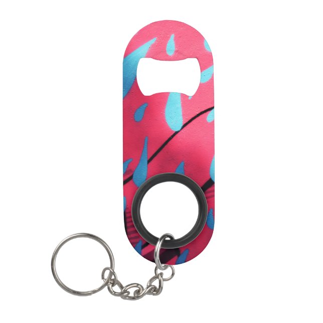 Nassfarbe Mini Flaschenöffner (Vorderseite)