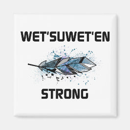 Nass'suwet'en Strong Horizontal Feather Color Magnet