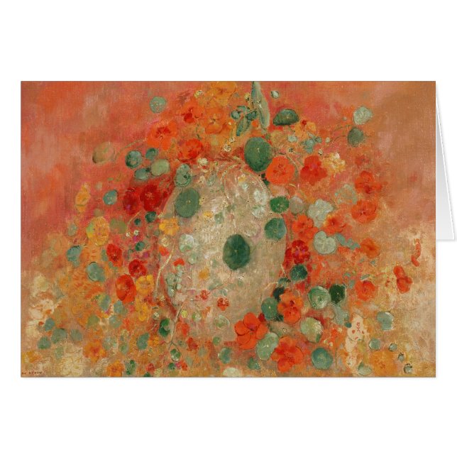Nasturtien von Odilon Redon (Vorderseite (Horizontal))