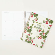 Nasturtium Blume Cream Weekly Planner