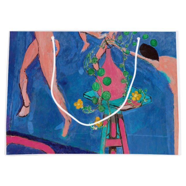 Nasturtium-Blume im Atelier, Matisse Große Geschenktüte (Vorderseite)