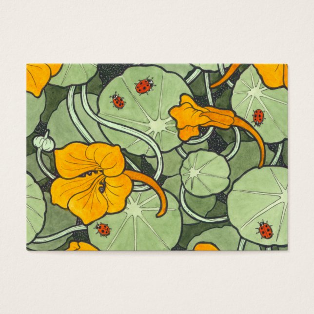 Nasturtium & Ladybird "Juste pour vous" (Devant)