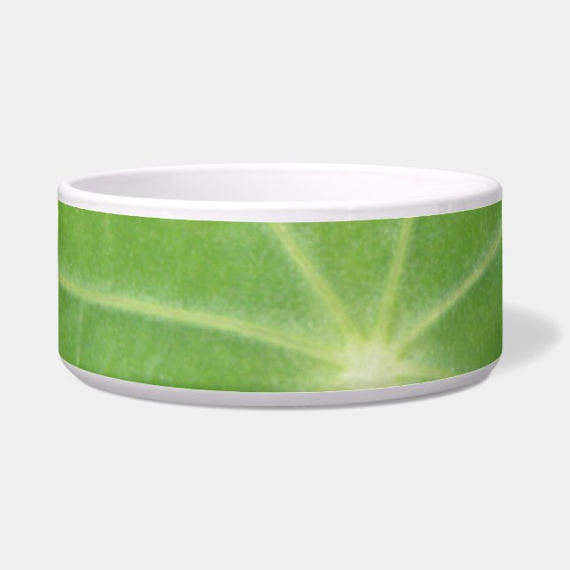 Nasturtium Leaf Dog Bowl Napf (Vorderseite)