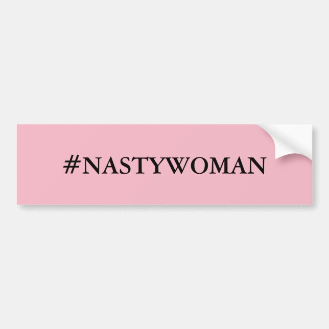#NASTYWOMAN-Autoaufkleber Autoaufkleber (Vorne)