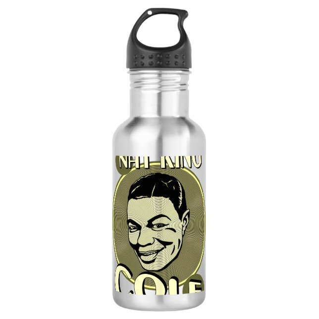 Nat King Cole Edelstahlflasche (Vorderseite)