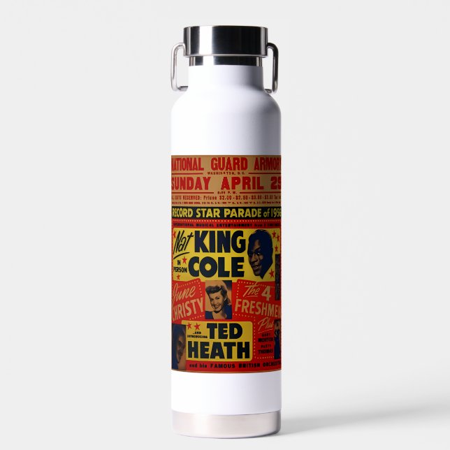 Nat King Cole Trinkflasche (Vorne)