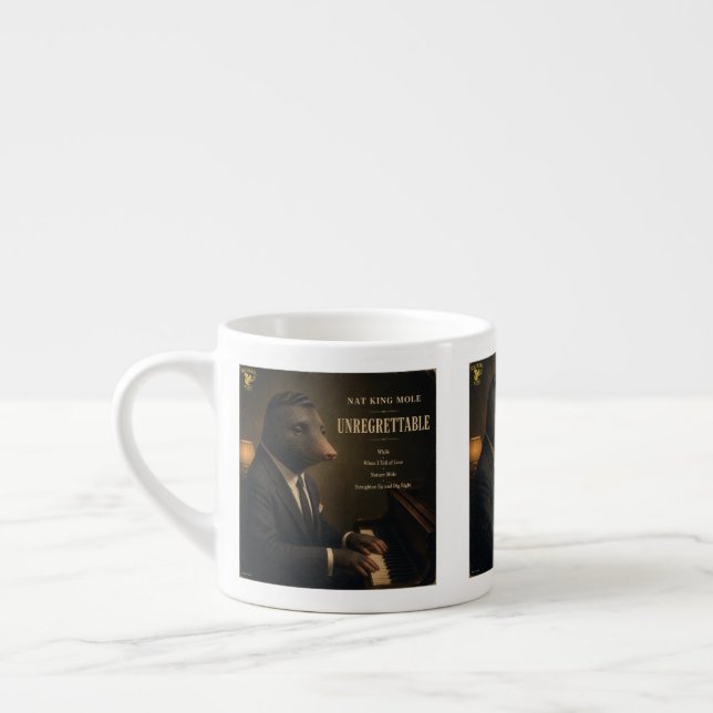 Nat King Mole Album: eine Parodie Espressotasse (Links)