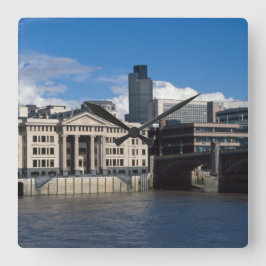 Nat West Tower oder Tower 42 The City of London Quadratische Wanduhr