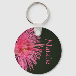 Natalie Australische Gumnuss-Blumen-Name Geschenk Schlüsselanhänger