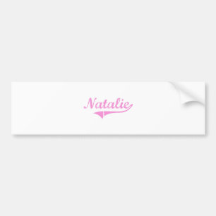 Natalie klassischer Art-Name Autoaufkleber