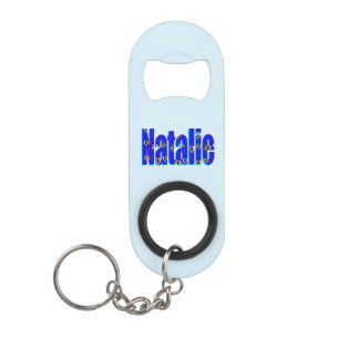 'Natalie' Name aus Meerschweinchen hergestellt, Mini Flaschenöffner