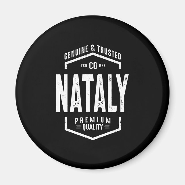 Nataly Personalisiert Name Geburtstagsgeschenk Magnet (Vorne)