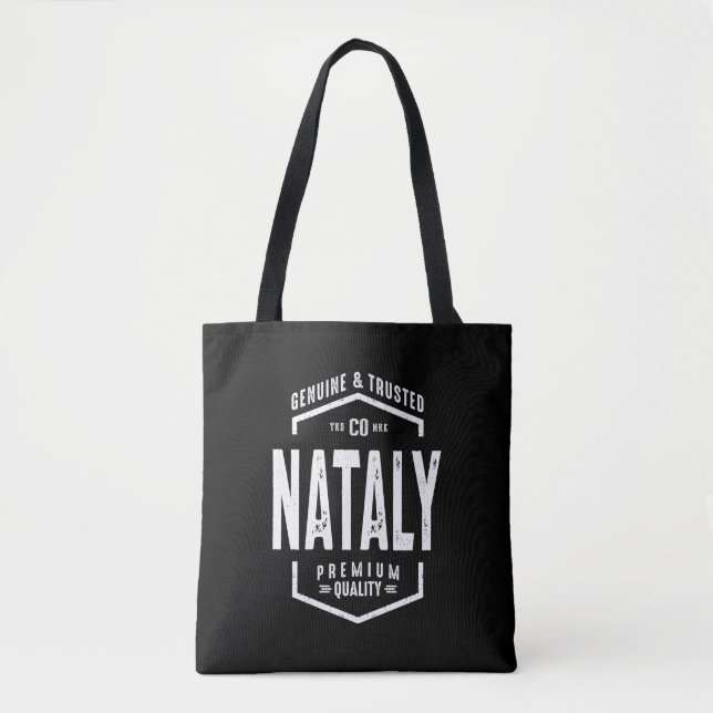 Nataly Personalisiert Name Geburtstagsgeschenk Tasche (Vorderseite)