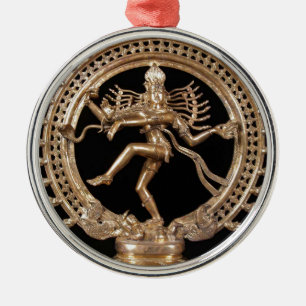 NATARAJ HINDU-GOTT ORNAMENT AUS METALL