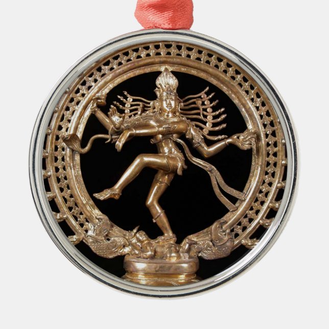 NATARAJ HINDU-GOTT ORNAMENT AUS METALL (Vorne)