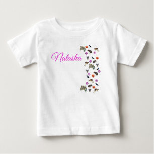 Natasha, Name Mit Australischer Tierwelt,   Baby T-shirt