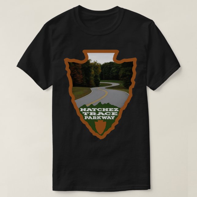 Natchez Trace Parkway arrowhead T-Shirt (Design vorne)