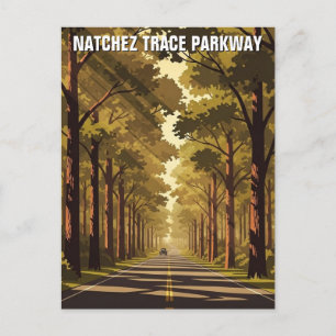 Natchez Trace Parkway Postkarte