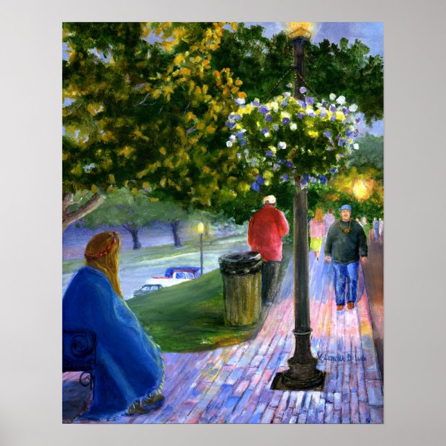 Natchitoches, Louisiana bei der Mardi Gras Parade Poster (Vorne)