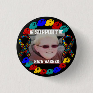 Nate Autismus-Bewusstsein Knopf Button
