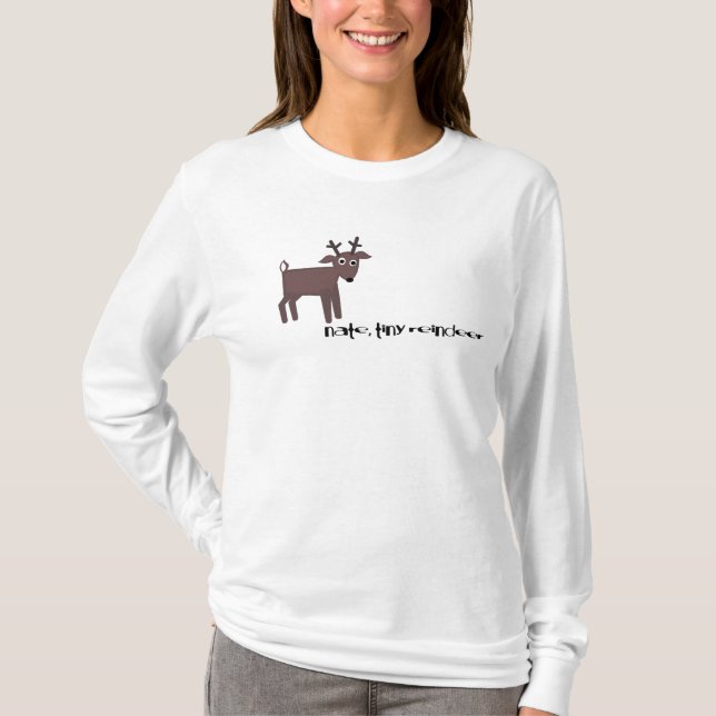 nate, kleines Ren T-Shirt (Vorderseite)
