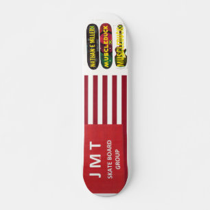 NATHAN E MILLER MUSCLEDUCK Skateboard, 7¾"-Deck Skateboard