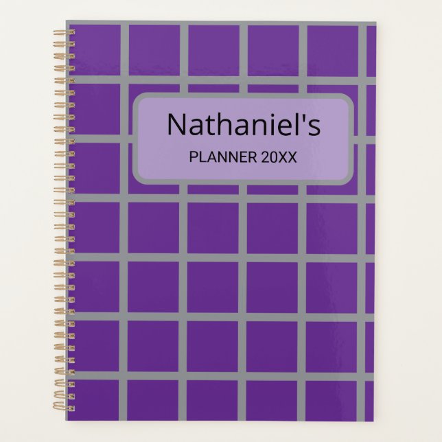 Nathaniel benutzerdefinierbar planer (Vorderseite)