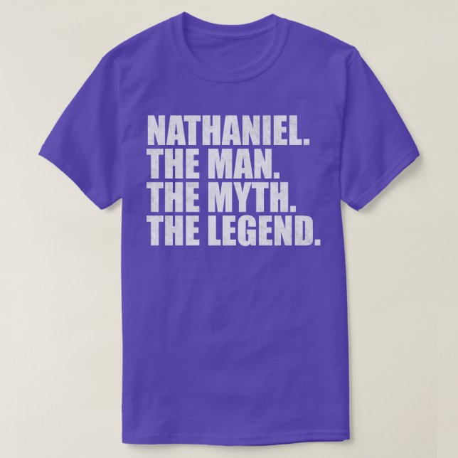 NathanielNathaniel Name Nathaniel mit der Bezeichn T-Shirt (Design vorne)