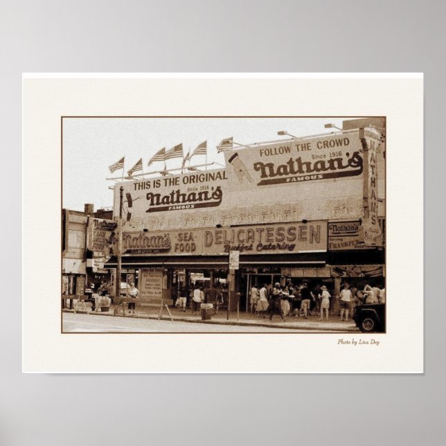 Nathan's Famous Hot Dogs Poster (Vorne)