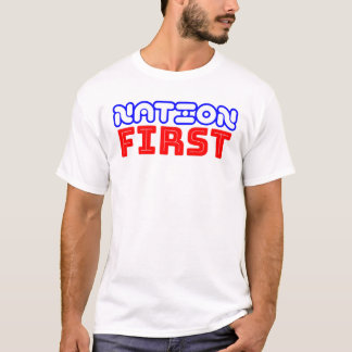 Nation First Men's Basic T - Shirt