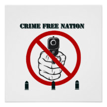 Nation sans crime - Poster brillant