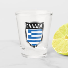 National - Ελλάδα Schnapsglas