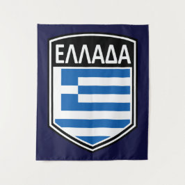 National - Ελλάδα Wandteppich