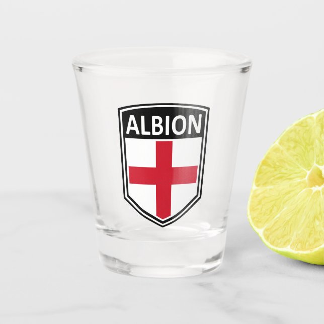national - Albanien Schnapsglas (Vorderseite)