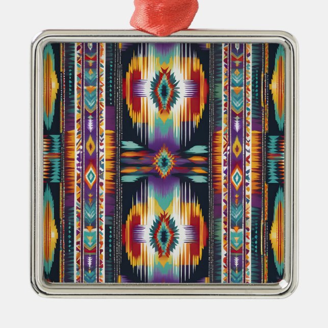 National American Abstrakt Tribute S4 Ornament Aus Metall (Vorne)