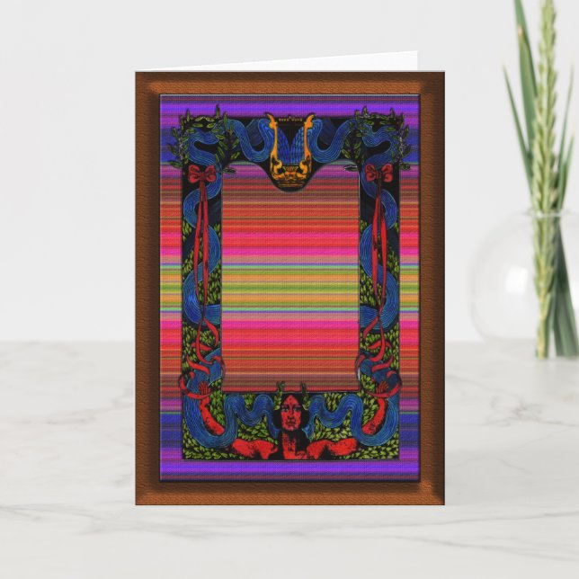 National American Art Grußkarte Karte (Vorderseite)
