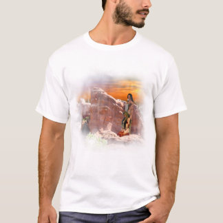 National American Couple Vignette T-Shirt
