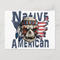 National Amerikanische Ureinwohner Warrior Skull U