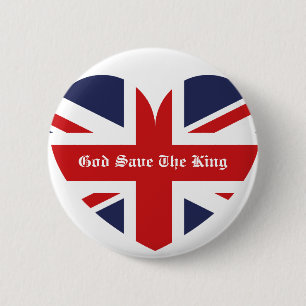 National Anthem/Britische Flagge Button