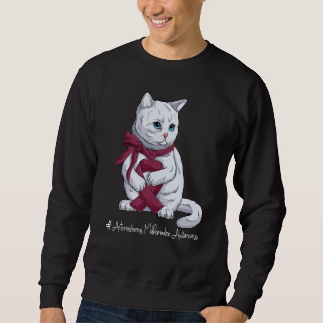 National Arteriovenous Malformation Awareness Mont Sweatshirt (Vorderseite)