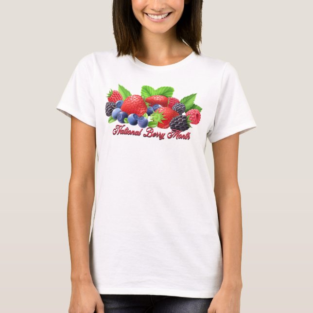 National Berry Month T-Shirt (Vorderseite)