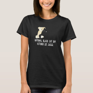 National Black Cat Day Cat Cat Fanciers T-Shirt