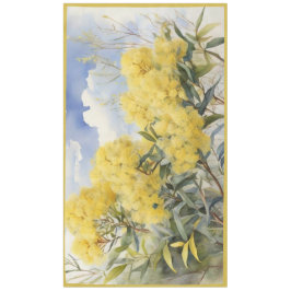 National Blume Australia Golden Wattle | groß Tischdecke
